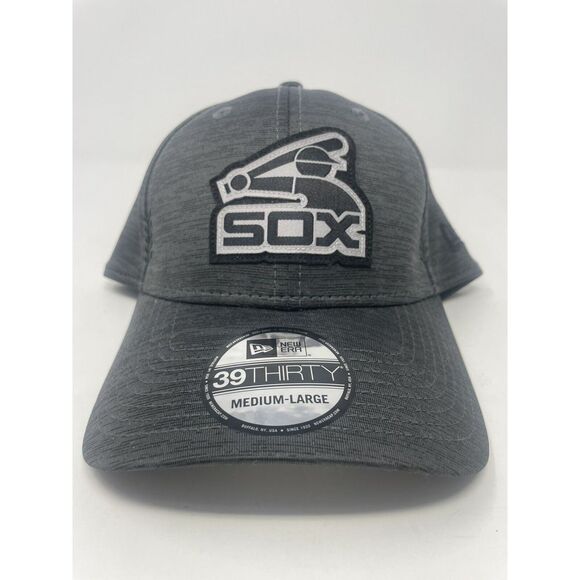 NEW ERA‎ CHICAGO WHITE SOX CLUBHOUSE 39THIRTY HAT GRAY STRETCH FLEX CAP M/L NEW - Picture 1 of 5